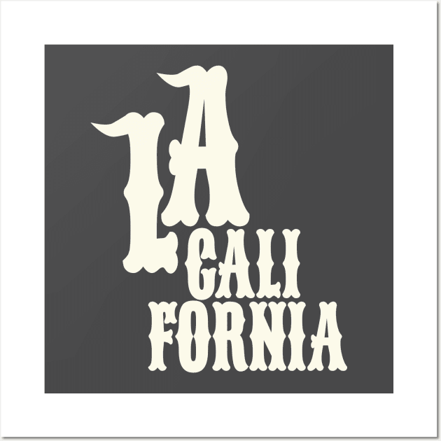 Los Angeles California Latin Style - Los Angeles California Wall Art by Boogosh